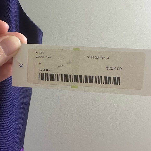 Purple Ivy+Blu Dress - Picture 8 of 8